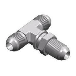 Male fitting - SAJ6JJ-LN JIC series  - WUXI SAMWAY CO.,LTD - hydraulic / threaded / T-shaped