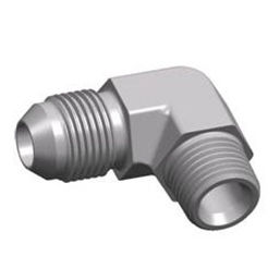 Hydraulic fitting - S1JT9-SP JIC series  - WUXI SAMWAY CO.,LTD - threaded / 90° angle / male-male