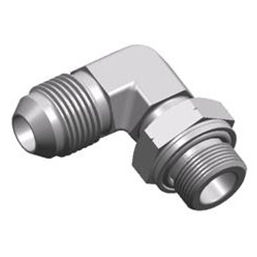 Hydraulic fitting - S1JG9-OG JIC series  - WUXI SAMWAY CO.,LTD - threaded / 90° angle / male-male
