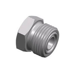 Fitting plug - S4F JIC series  - WUXI SAMWAY CO.,LTD - hexagonal / threaded / male