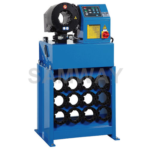 Hose crimping machine - YL20S - WUXI SAMWAY CO.,LTD - automatic / hydraulic / foot-operated