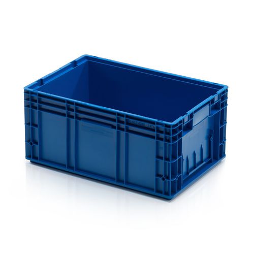 Polypropylene crate - RL-KLT 6280 - TBA plastové obaly s. r. o. - handling / recyclable