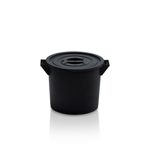 LDPE bucket - 963600 - TBA plastové obaly s. r. o. - rectangular / with lid / with handle