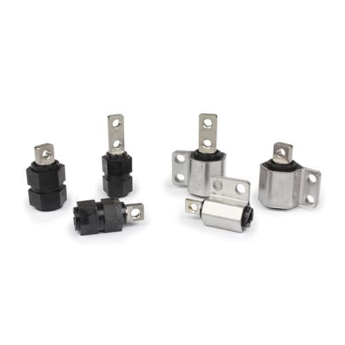 Constant-torque hinge - KH series - KATO Fastening Systems - spring / plastic / stainless steel