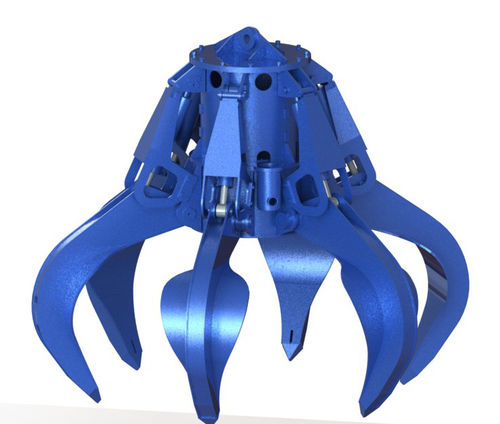 Orange peel grab - DY - Nucleon (Xinxiang) Crane Co., Ltd. - electro-hydraulic / waste collection / 6-shell