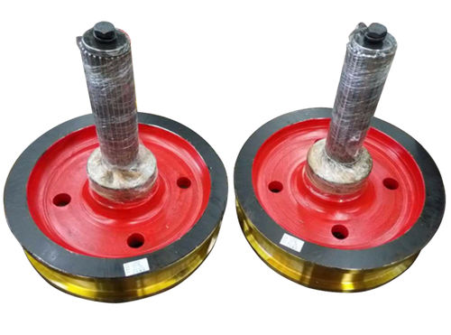 Cast iron wheel - Nucleon (Xinxiang) Crane Co., Ltd. - for heavy loads / for trolleys / low-noise