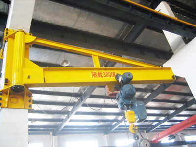 Single-girder wall traveling jib crane - BX - Nucleon (Xinxiang) Crane Co., Ltd. - with chain hoist