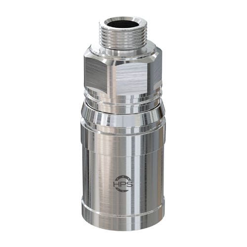 Male fitting - SERIE-E - HPS International - hydraulic / threaded / nickel-plated brass