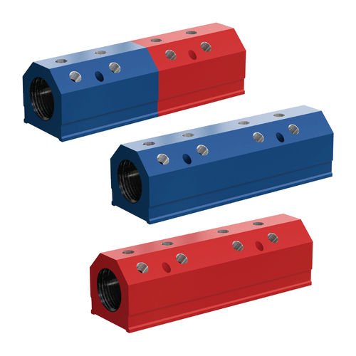 Water manifold - HPAC – 1” 1/2 - HPS International - multi-channel / aluminum / for hydraulic applications