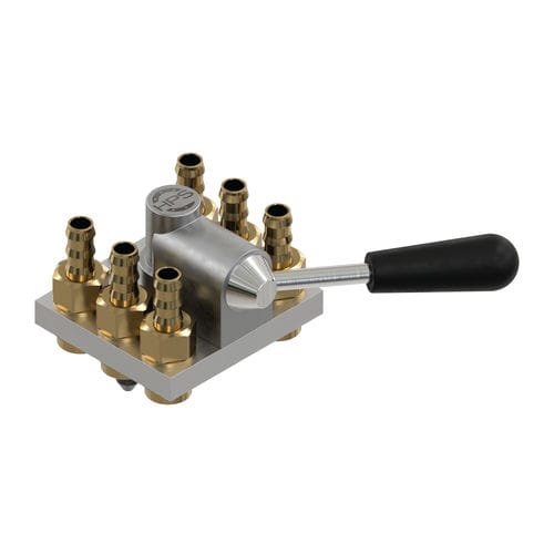 Hydraulic multi coupling - 25 series - HPS International - rapid / for water / 6-sockets