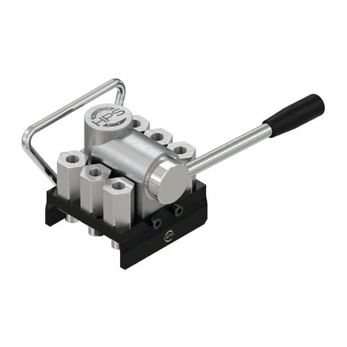 Hydraulic oil multi coupling - 49 series - HPS International - threaded / for injection molding machines / 6-sockets