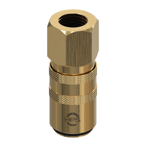 Female fitting - HPS International - hydraulic / socket / tapped