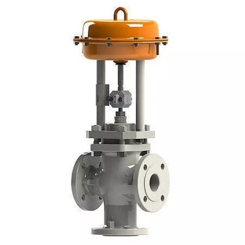 Diaphragm valve - CTV-THW - Athena Engineering S.r.l. - pneumatically-operated / electrically-actuated / for control