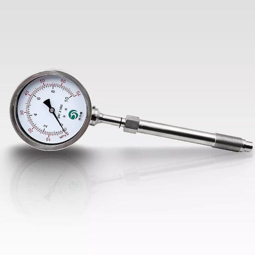 Dial pressure gauge - PG112 - Zias(Shanghai) IOT Technology Co.,Ltd - threaded / stainless steel / diaphragm
