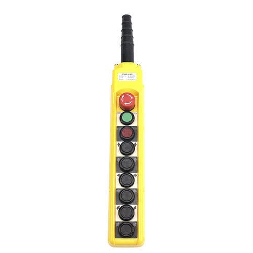 8-button pendant station - COB9 - Lssine - emergency stop / control / for cranes