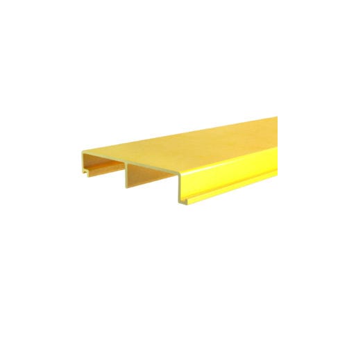 Fiberglass-reinforced polyester profile - PPDP  - P-TREX - grooved / construction / industrial