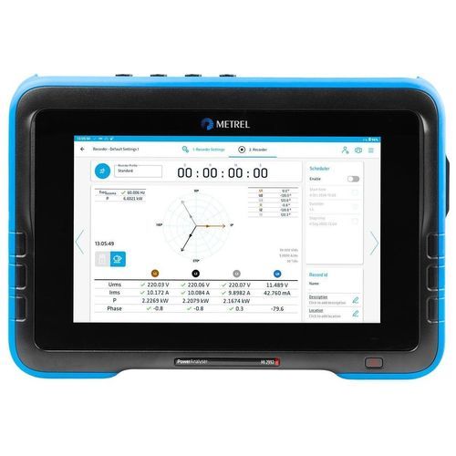 power meter with power quality and harmonic analyzer - METREL