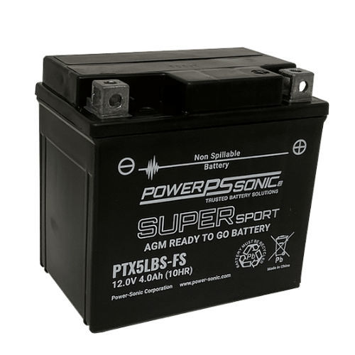 AGM battery - PTX5LBS-FS - Power-Sonic - 12 V / for electric vehicles / high-performance