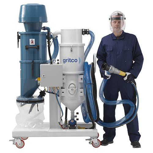 Automatic sandblasting machine VACUBLAST SERIES Gritco suction