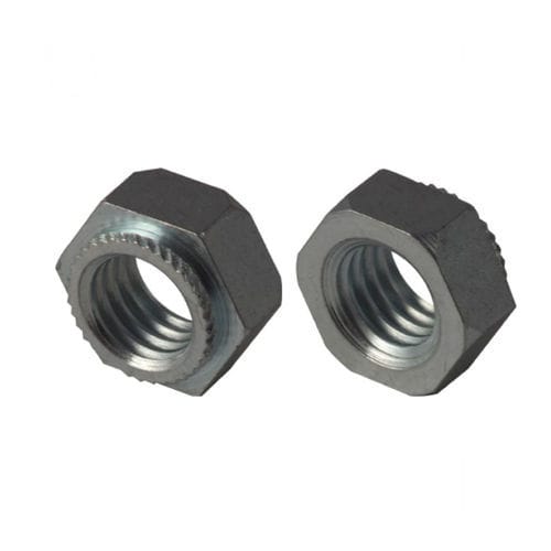 Hexagonal nut - K series - FIXI - self-locking / zinc-plated steel / threaded