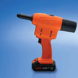 Pneumatic riveter - 02RBZ - FIXI - for blind rivets / with ejection system / with battery charger