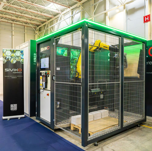Robotic palletizer - RoboMOD Palletizer - Siviko OOD - automatic / articulated / modular