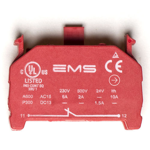 Screw connection terminal block - CNC1 - EMS Electro Mecanicals Systems - single-pole / normally closed