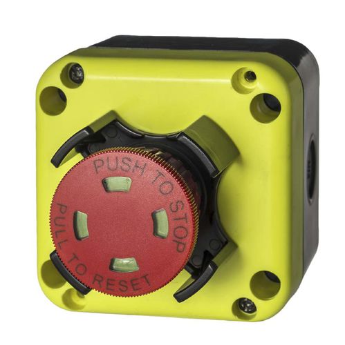 Single-button pendant station - B10A01x series  - EMS Electro Mecanicals Systems - IP65 / emergency stop / with LED indicator