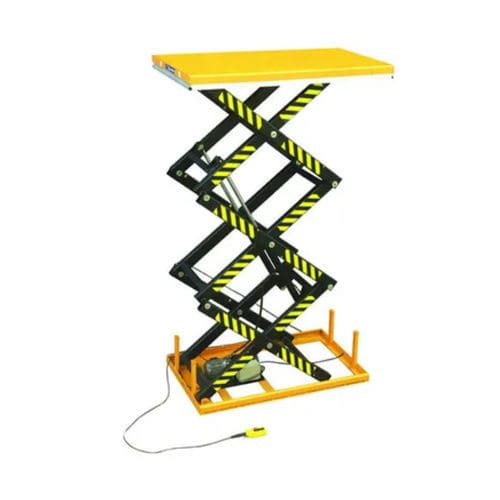 Triple-scissor lift table - HT2000 - Buytool Industrial Equipment Co., Ltd - electric / hydraulic / stationary
