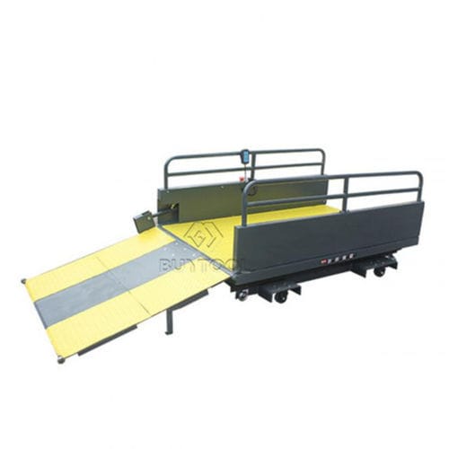 Scissor lift table - HW300 - Buytool Industrial Equipment Co., Ltd - hydraulic / mobile / for wheelchairs