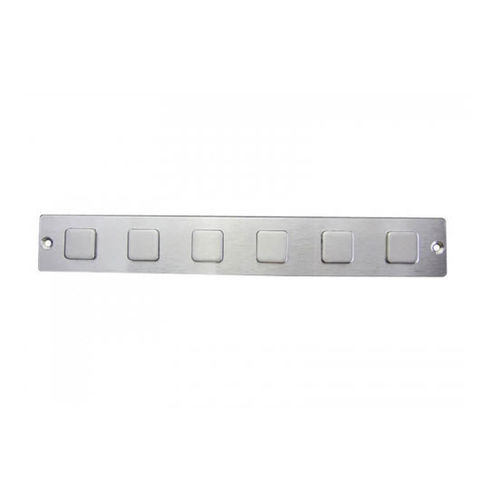 Control keypad - D-8503 - ShenZhen DAVO Electronics Co., Ltd - 6-key / panel-mount / stainless steel