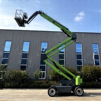 Electric articulated boom lift - G-V18 - Jinan Gradin Machinery Co., Ltd. - wheeled / for construction / compact
