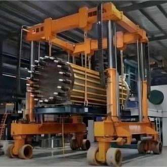 Rubber-tired gantry crane - Jinan Gradin Machinery Co., Ltd. - hydraulic
