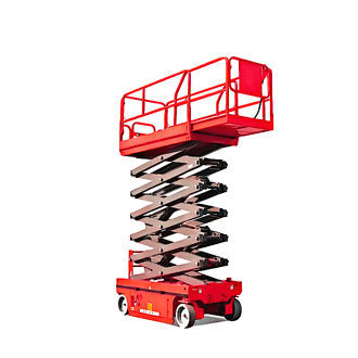 Self-propelled scissor lift - G-QZX-10 - Jinan Gradin Machinery Co., Ltd. - electric / indoor / outdoor