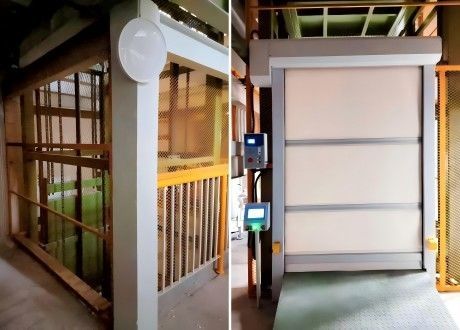 Automatic goods lift - Jinan Gradin Machinery Co., Ltd. - motorized / industrial / for warehouse