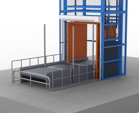 Mechanical goods lift - Jinan Gradin Machinery Co., Ltd. - industrial / for warehouse / for pallet