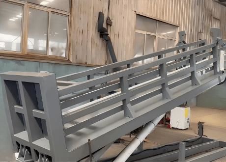 Hydraulic metal lifting and turning device - FZPT-1000 - Jinan Gradin Machinery Co., Ltd. - cylinder / tilting / for IPC