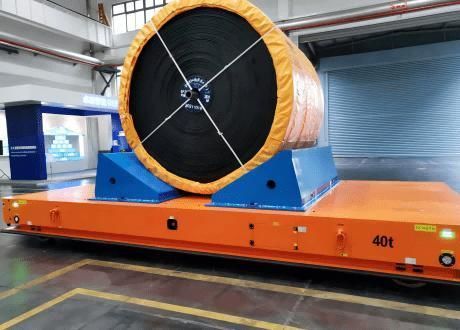 Transport AGV - Jinan Gradin Machinery Co., Ltd. - for heavy loads / electric / magnetic guided