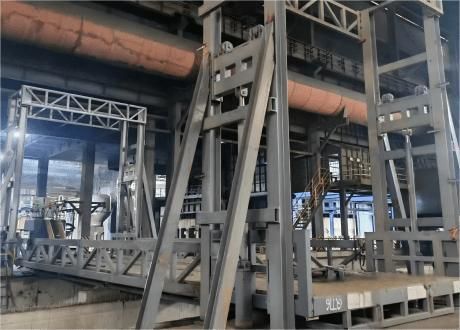 Column type lifting table - SJD36.0-4.2 - Jinan Gradin Machinery Co., Ltd. - hydraulic / stationary / for heavy loads