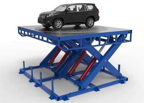 Fixed scissor lift - Jinan Gradin Machinery Co., Ltd. - exterior / for factory / garage