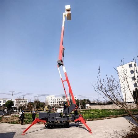 Crawler spider lift - G-X17E - Jinan Gradin Machinery Co., Ltd. - electric / rough terrain