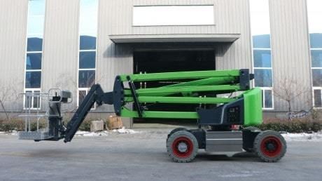Self-propelled articulated boom lift - G-V14 - Jinan Gradin Machinery Co., Ltd. - electric / for construction / indoor