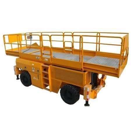 Self-propelled scissor lift - G-GTJZ13RT - Jinan Gradin Machinery Co., Ltd. - diesel / indoor/outdoor / for construction