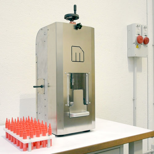 Pneumatic capping machine - CSU-P 016-01 - Mech-a - semi-automatic / for vials / for caps