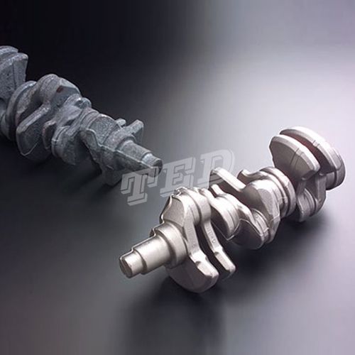 Manual shot blasting machine - Crankshaft - Qingdao Ted Machinery - for metal