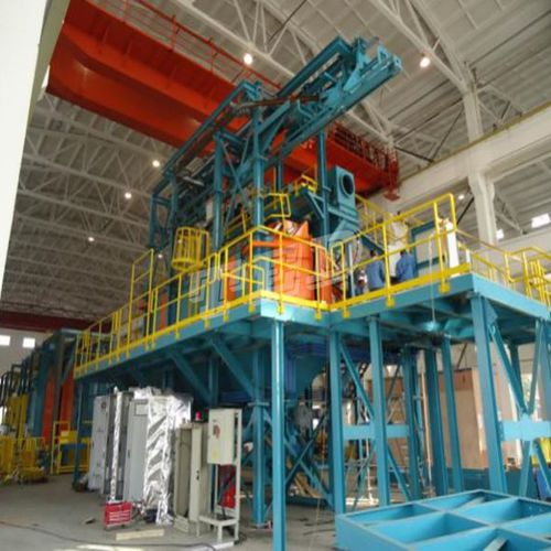 Manual shot blasting machine - Anode  - Qingdao Ted Machinery - for metal