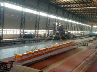 Single steel sheets lifting beam - HM3 series - MAGBAT-Europe bvba - fixed / AC-power / electro-permanent