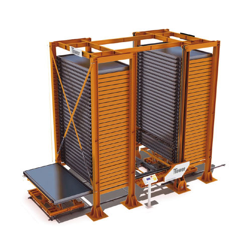 Vertical automatic storage system - LogiTower  - LOGITOWER - for sheet metal / for long products