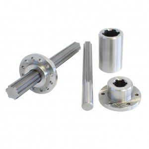 Steel shaft - ATLANTA - splined / with linear motion