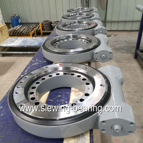 Worm gear slewing drive - SE/PE series - XUZHOU FENGHE SLEWING BEARING CO.,LTD - slewing ring / single / double